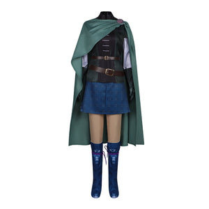 Female Movie Scarlet Hateshinaki Sca Cosplay Costume Performance Suit