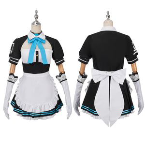 Game Blue Archive Itinose Asena Cosplay Costume Maid Suit Dress Shirt Skirt Apron Halloween Carnival Outfit