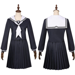 Game Silent Hill Shimizu Hinako Cosplay Costume Black Sailor Suit White Bow-tie Socks