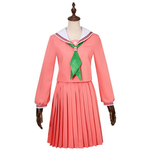 Game Silent Hill Shimizu Hinako Cosplay Costume Pink Sailor Suit Eared Headband