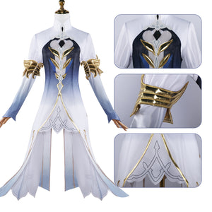 Genshin Impact Fontaine Focalors Furina Cosplay Costume Uniforms Christmas Carnival Party God Costume