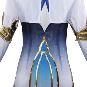 Genshin Impact Fontaine Focalors Furina Cosplay Costume Uniforms Christmas Carnival Party God Costume