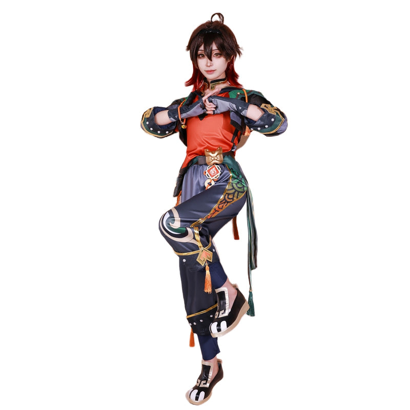 Cosplayflying -Genshin Impact Gaming Cosplay Costume Min Liyue Lion Boy ...