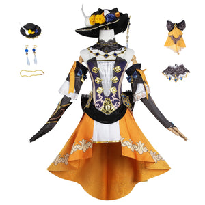 Genshin Impact Navia Cosplay Costume Fontaine Dress Ouifit Halloween Carnival Costume