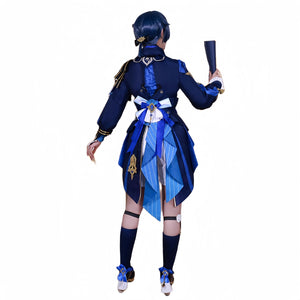 Genshin Impact for Xingqiu Cosplay Costume Men's New Skin Clothing Hanfu Coat Dress Halloween Suit Uniform