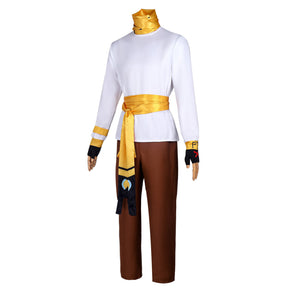 Anime AOTU Godrose Cosplay Costume White Combats Unisex Uniform Halloween Party Set