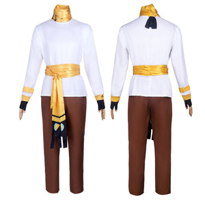 Anime AOTU Godrose Cosplay Costume White Combats Unisex Uniform Halloween Party Set