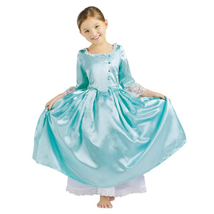 Hamilton Musical Elizabeth Schuyler Light Blue Eliza the Schuyler Sisters Dress Cosplay Costume Carnival Halloween