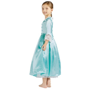 Hamilton Musical Elizabeth Schuyler Light Blue Eliza the Schuyler Sisters Dress Cosplay Costume Carnival Halloween