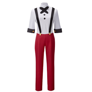 Hazbin Hotel Charlie Cosplay Costume Suit Shirt Suspenders Pants Halloween Carnival Outfit