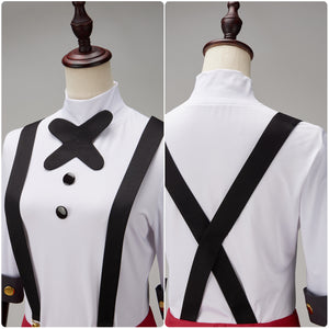 Hazbin Hotel Charlie Cosplay Costume Suit Shirt Suspenders Pants Halloween Carnival Outfit