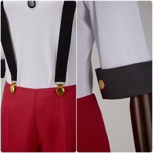 Hazbin Hotel Charlie Cosplay Costume Suit Shirt Suspenders Pants Halloween Carnival Outfit