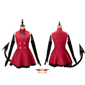 Hazbin Hotel Charlie Cosplay Costume Suit Women Red Dress Halloween Carnival Outfit
