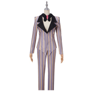 Hazbin Hotel Sir Pentious Cosplay Costume Suit Coat Jacket Shirt Pants for Halloween Carnival Outfit