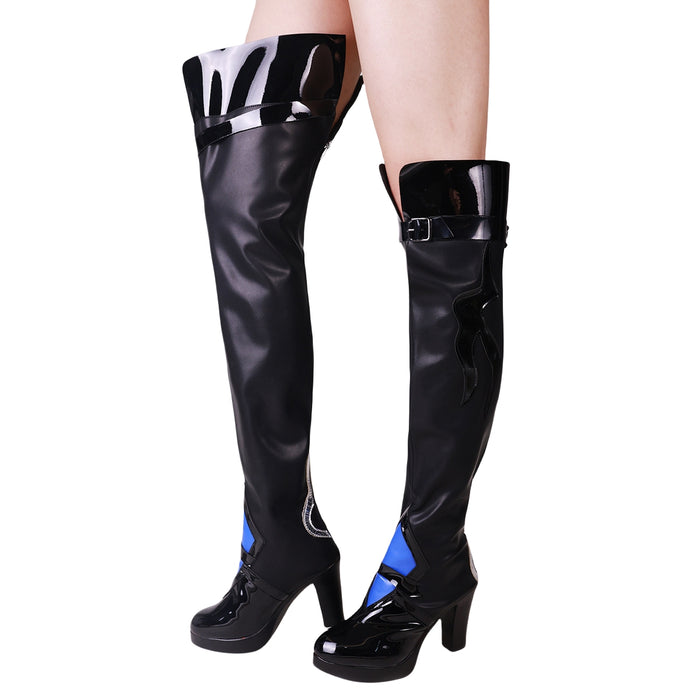 Honkai Star Rail Acheron Cosplay Shoes Boot for Halloween Costume