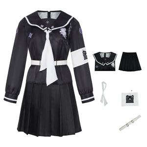 Hundred Line Last Defense Academy Amemiya Taibi Cosplay Costume Sailor Suit