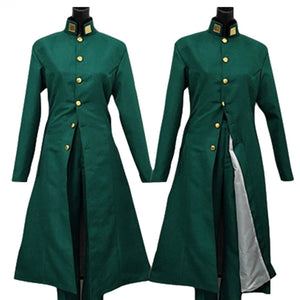 JoJo's Bizarre Adventure Kakyoin Tenmei Cosplay Costume Green Coat Windbreaker Battle suit