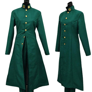 JoJo's Bizarre Adventure Kakyoin Tenmei Cosplay Costume Green Coat Windbreaker Battle suit