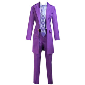 Anime JoJo's Bizarre Adventure Kira Yoshikage Cosplay Costume Multi Style Suit Set