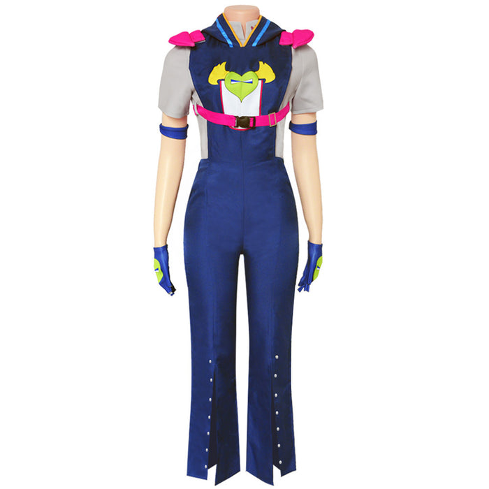 JoJo's Bizarre Adventure for Jonathan Joestar Cosplay Costume Cartoon Cute Uniform Set with Hooded Shirt