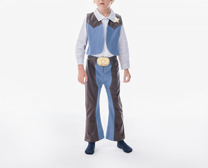 Kids Cowboy Clothing for Boys Cosplay Costumes Birthday Party Christmas Halloween Dress up Gift