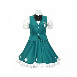 Touhou Project Konpaku Youmu Cosplay Costume Green Cute Campus Uniform Halloween Clothing