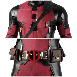 Marvel Comics Deadpool 2 Wade Wilson Cosplay Costume Version C for Halloween Carnival