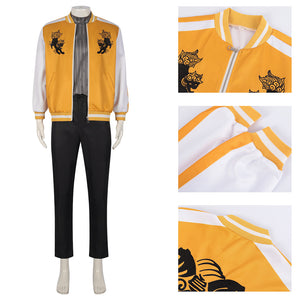 Anime Wind Breaker Cosplay Costume Men Yellow Jacket Campus Uniform Halloween Clothing