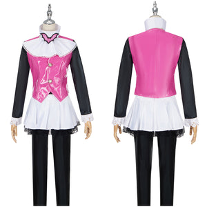 Monster High Draculaura Cosplay Costume Pink Uniform Set Halloween Outfit