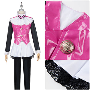 Monster High Draculaura Cosplay Costume Pink Uniform Set Halloween Outfit