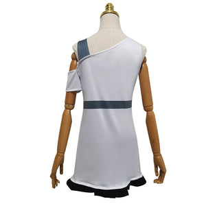 Anime Hazbin Hotel Vaggie Cosplay Costume White Summer Loose Camisole Skirt For Breathability