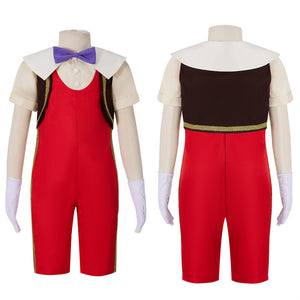 Disney Movie Pinocchio Cosplay Costume Unisex Cute Children's Day Stage Performance Clothes