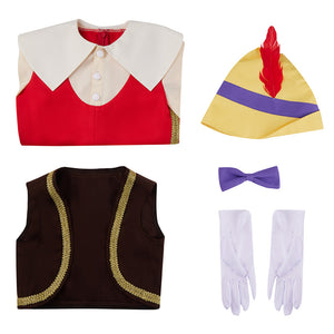 Disney Movie Pinocchio Cosplay Costume Unisex Cute Children's Day Stage Performance Clothes