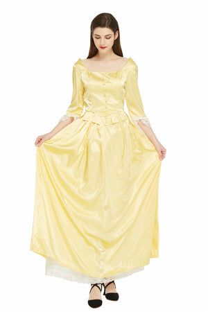 Musical Rock Opera Hamilton Peggy the Schuyler Sisters Dress Cosplay Costume Carnival Halloween