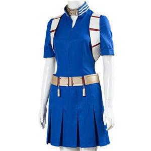 My Hero Academia Todoroki Shouto Cosplay Costume Women Blue School Uniform Suit Dress Halloween Outfit