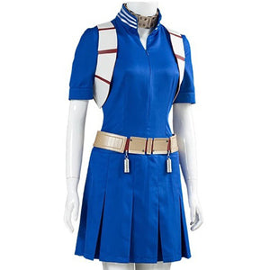 My Hero Academia Todoroki Shouto Cosplay Costume Women Blue School Uniform Suit Dress Halloween Outfit