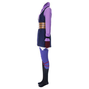 My Hero Academia Todoroki Shouto Cosplay Costume Women Purple School Uniform Suit Dress Halloween Outfit