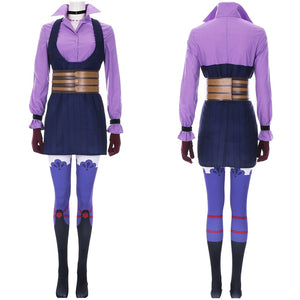 My Hero Academia Todoroki Shouto Cosplay Costume Women Blue School Uniform Suit Dress Halloween Outfit