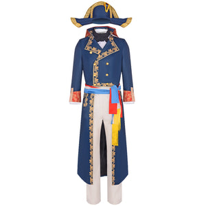 Movie Napoleon Cosplay Costume Medieval Renaissance Palace Retro Uniform