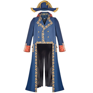 Movie Napoleon Cosplay Costume Medieval Renaissance Palace Retro Uniform