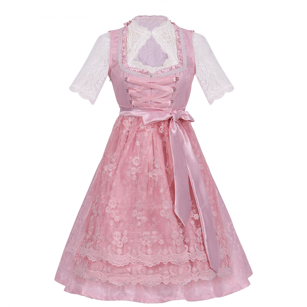 Oktoberfest Costume Women Bavarian Dirndl Dress Pink Cute Clothing Sexy Maid Outfit Oktoberfest Costume Women Bavarian Dirndl Dress Pink Cute Clothing Sexy Maid Outfit