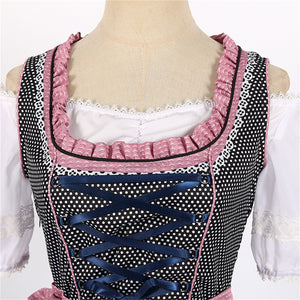 Bavarian German Beer Festival Cosplay Costume Maid Uniform Fluffy Skirt Halloween Clothing