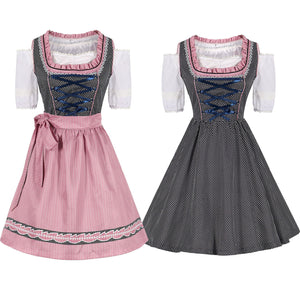 Bavarian German Beer Festival Cosplay Costume Maid Uniform Fluffy Skirt Halloween Clothing