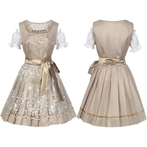 Maid Dress Bavarian German Beer Festival Cosplay Costume Women Palace Clothing