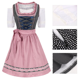 Bavarian German Beer Festival Cosplay Costume Maid Uniform Fluffy Skirt Halloween Clothing