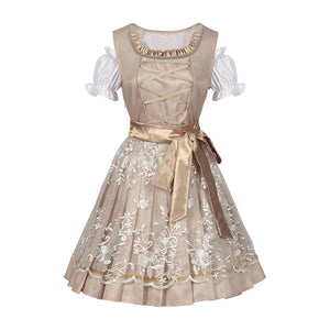Maid Dress Bavarian German Beer Festival Cosplay Costume Women Palace Clothing
