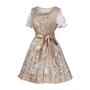 Maid Dress Bavarian German Beer Festival Cosplay Costume Women Palace Clothing