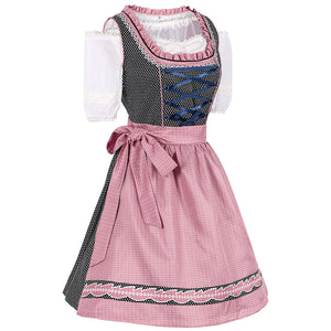 Bavarian German Beer Festival Cosplay Costume Maid Uniform Fluffy Skirt Halloween Clothing