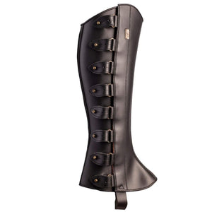 Retro Medieval Renaissance Shin Guards Leg Sets PU Leather Adjustable Leg Guards