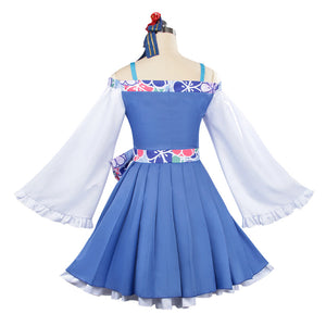 A Salad Bowl of Eccentrics Sara Da Odin Cosplay Costume Women Halloween Lolita Kimono Dress